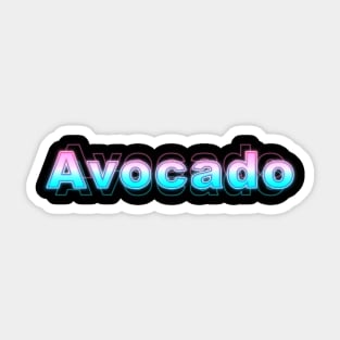 Avocado Sticker